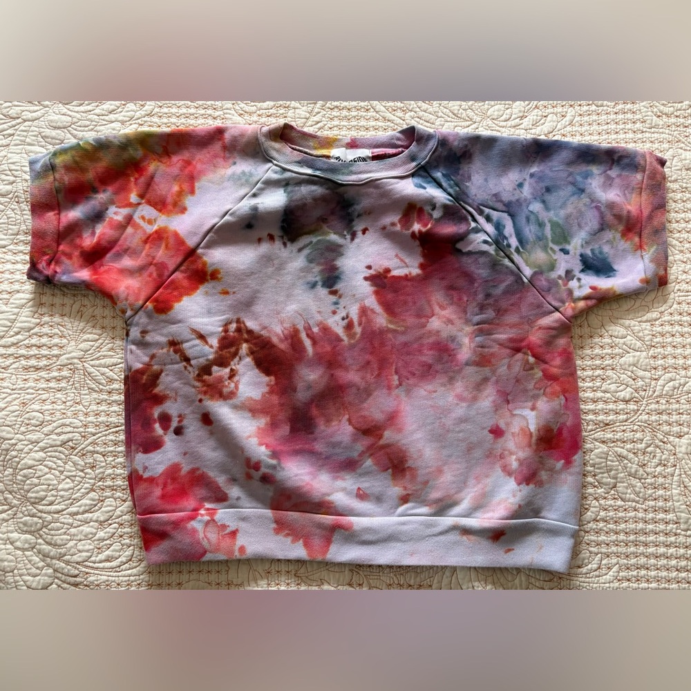 Riverside Tie-Dye Short Sleeve Sweatshirt